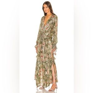 Neem Kaftan HEMANT AND NANDITA in Olive Green